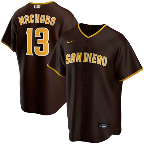 men's san diego padres nike brown road custom replica jersey|san diego padres uniforms.